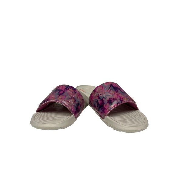 NEW! Nike Victori One Slide Floral Pink Cosmic Fuchsia Sandal Women's Size 11 - Picture 3 of 10